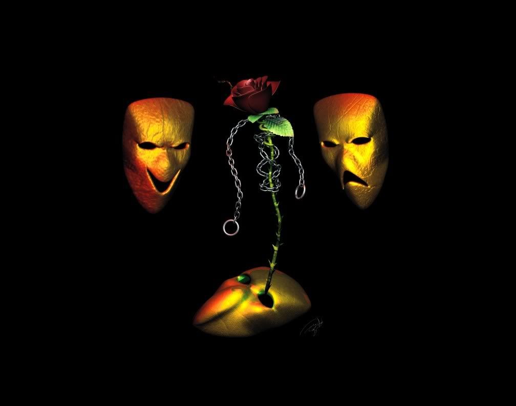 shackled rose of pain