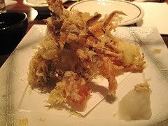 soft shell crab tempura