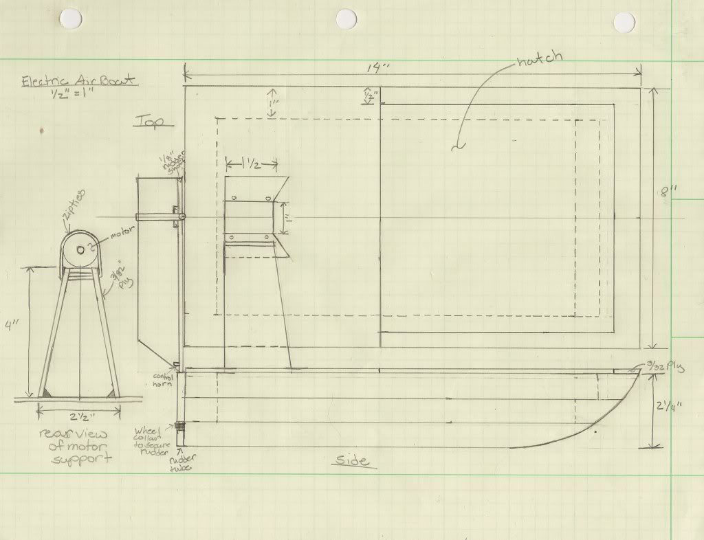 RC Airboat Plans