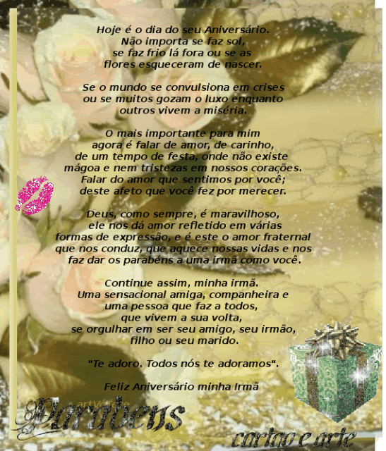 mensagem de aniversario
