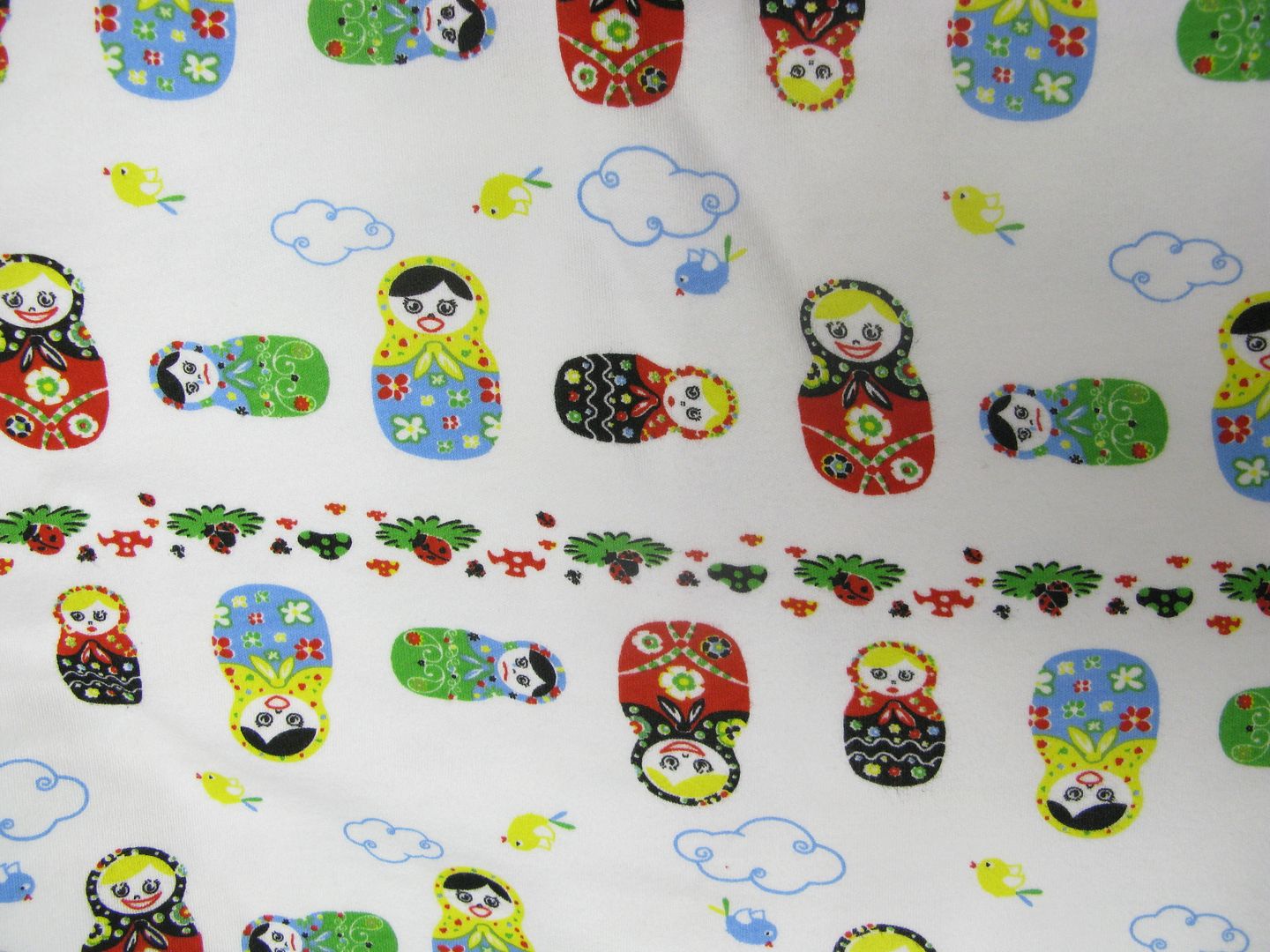 1.4yd x 60" Swaddle babies on white - KNIT fabric 1.4yd x 60" Swaddle babies on white - KNIT fabric