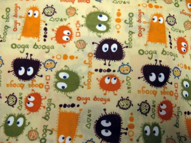 2.2yd x 58" Ooga Booga - PUL fabric 2.2yd x 58" Ooga Booga - PUL fabric