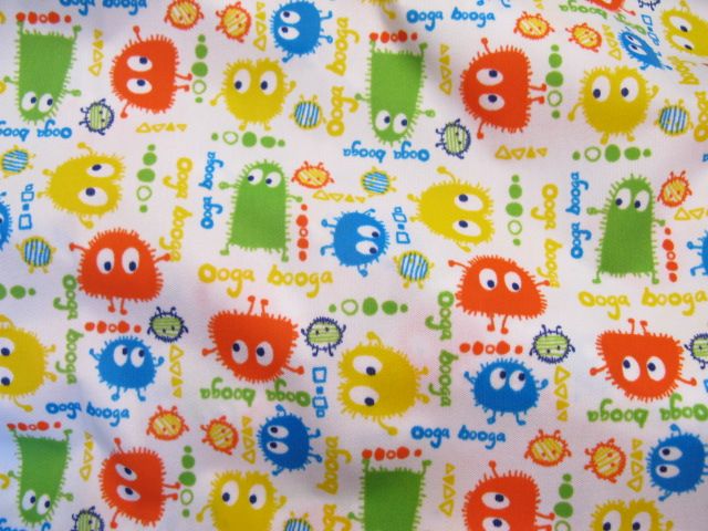 2.5yd x 56" Bright Ooga - PUL fabric 2.5yd x 56" Bright Ooga - PUL fabric
