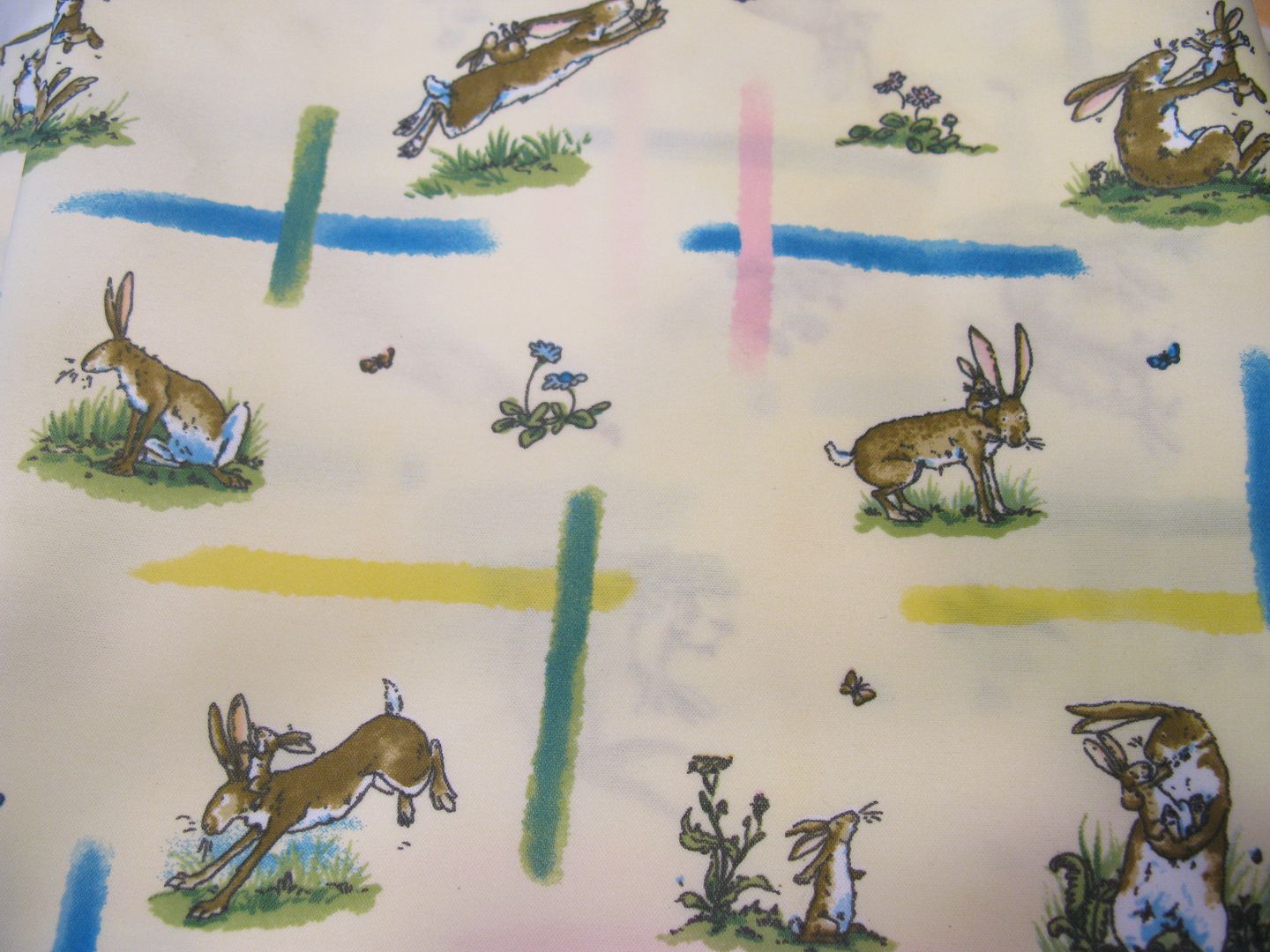 2.4yd x 54" Bunny love - PUL fabric
