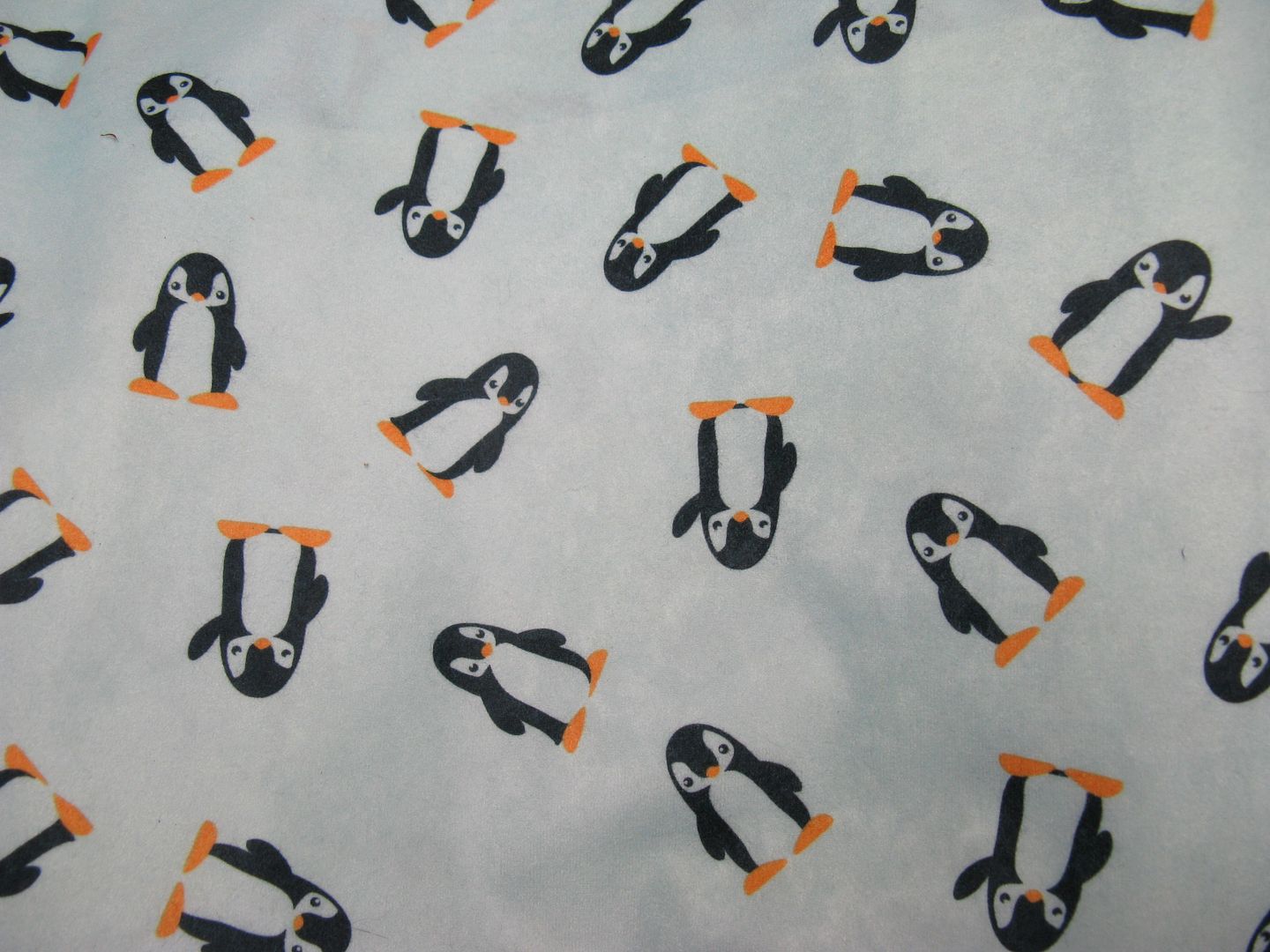 5.5yd x 53" Penguins - PUL fabric