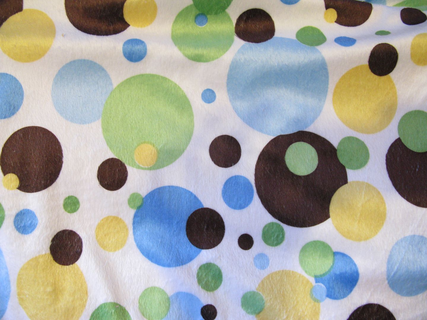 2.2yd x 60" Blue Dot - MINKY fabric