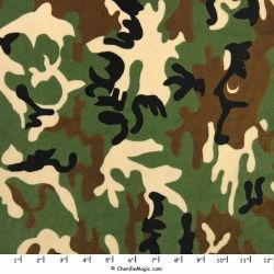 18x18" Camo - MINKY fabric