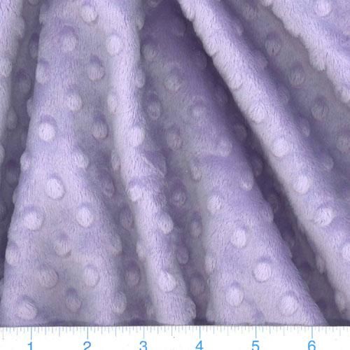 3.6yd x 60" Lilac Dot - MINKY fabric