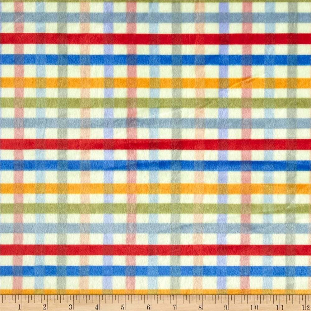33" x 59" Gingham - MINKY fabric