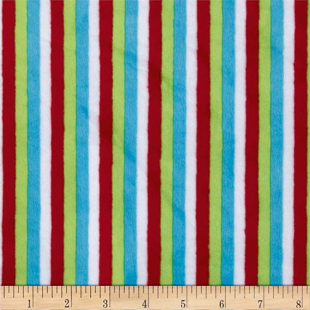 2.4yd x 60" Candy Stripe - MINKY fabric