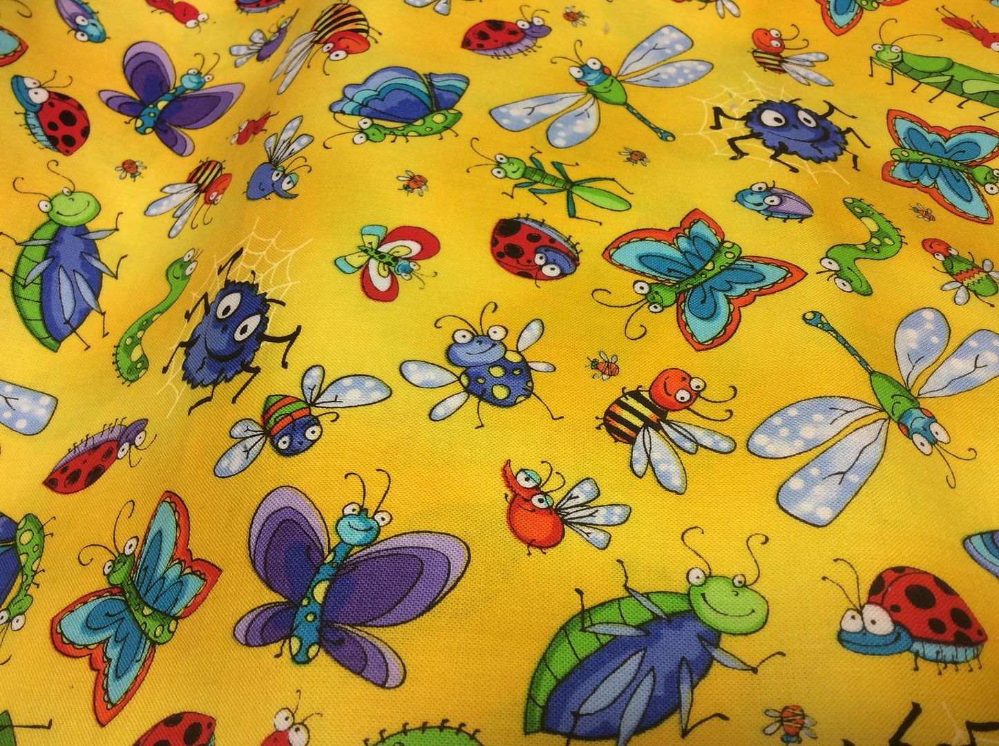 1.7yd x 44" Bugs - PUL fabric 1.7yd x 44" Bugs - PUL fabric