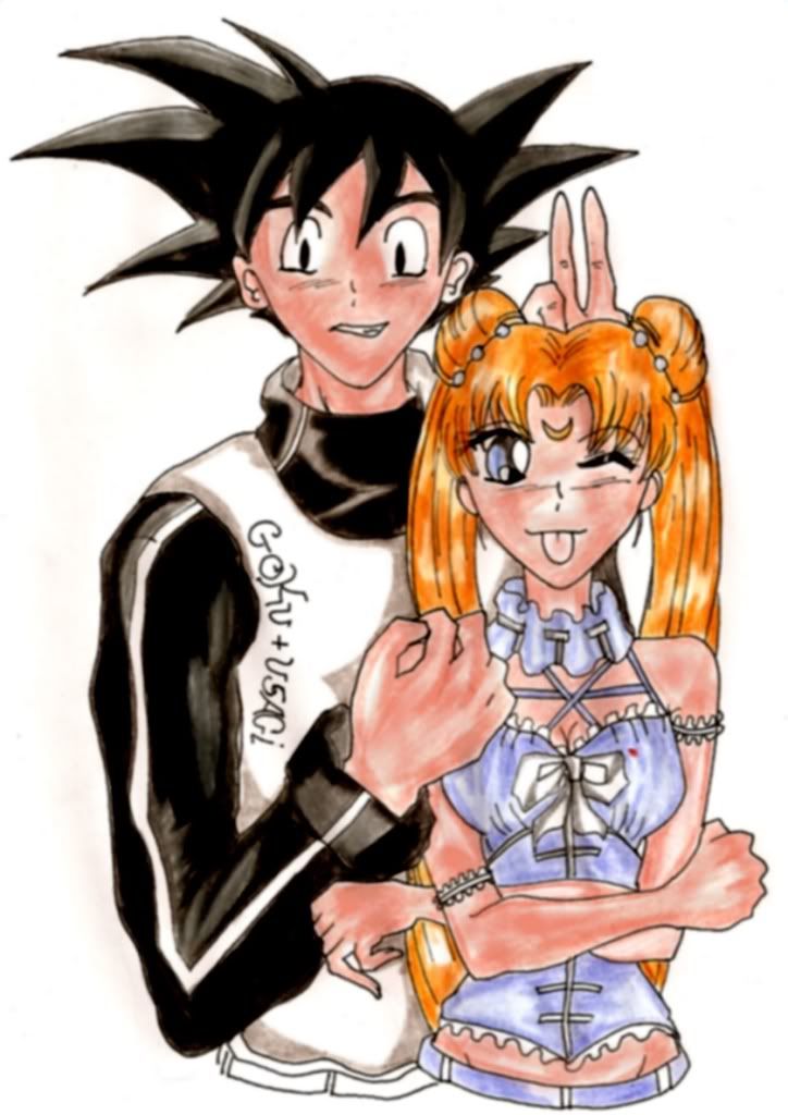 Son Goku And Usagi Serena Tsukino Sailor Moon Dragon Ball Anime Couple Photo By Usagiz Photobucket 7019