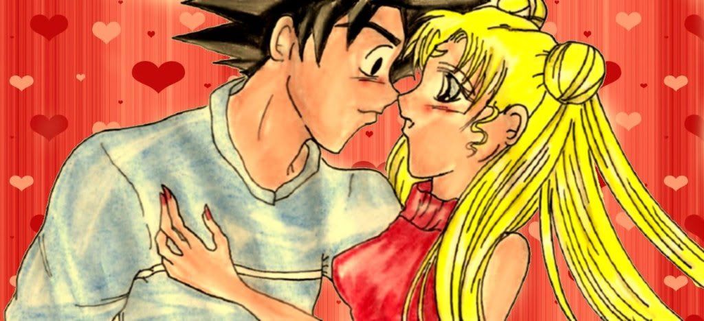 Goku And Usagi Serena Tsukino Sailor Moon Dragon Ball Z Gt Anime Couple Photo By Usagiz 1441