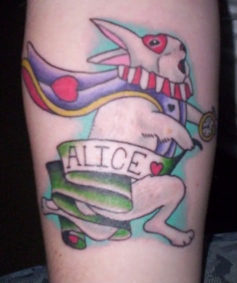 Shannon's Alice Tattoo 1