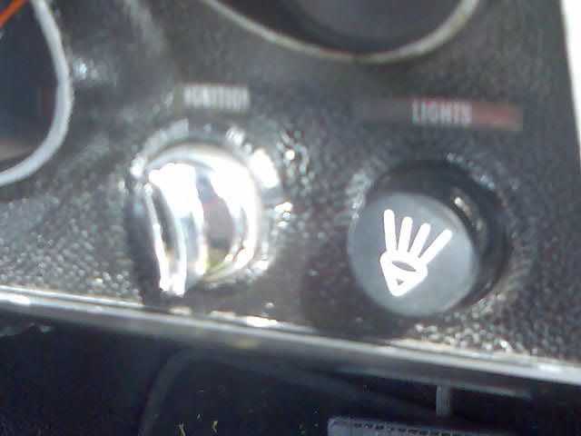 South African Chev SS (Note symbols on knobs!)