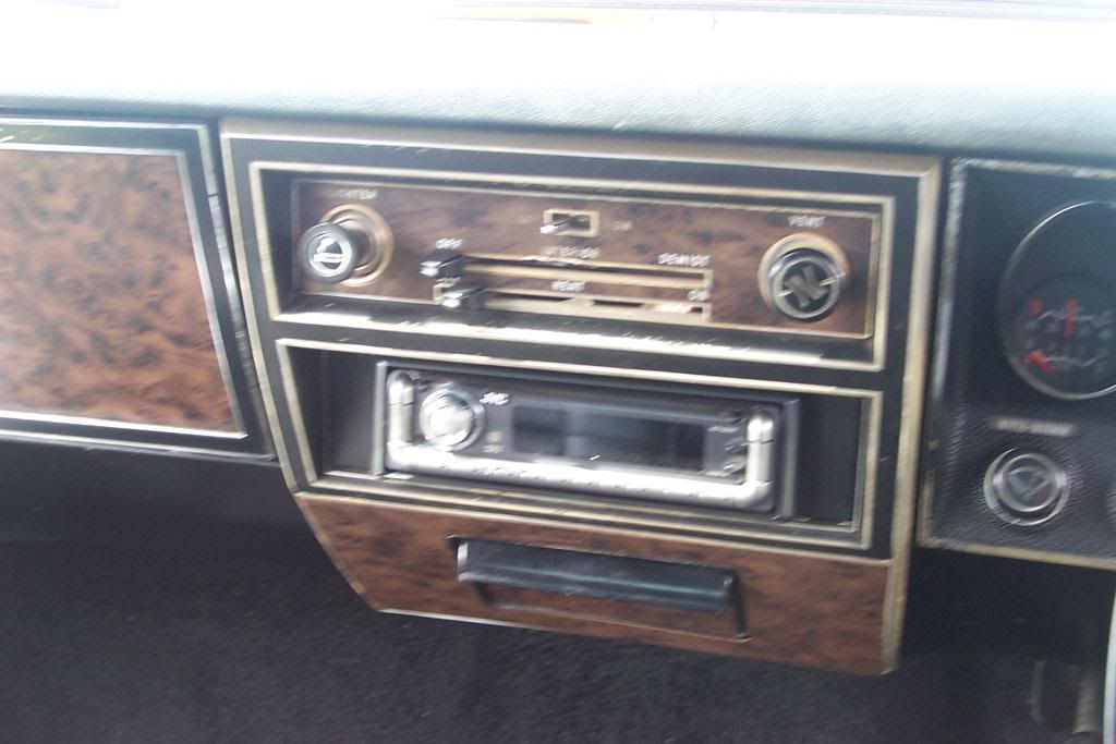 South African Chev SS (blue car's interior, note markings on knobs!)