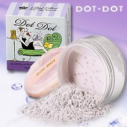 DOT‧DOT陶瓷雪紡紫蜜粉  DOT DOT Waterproof Oil-Free Purple Loose Powder
