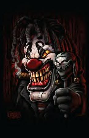 evil joker tattoo. KLOWN evil clown