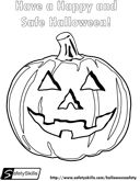 halloween safety tips for kids coloring pages - photo #25