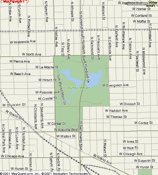 Map Of Humboldt Park Chicago