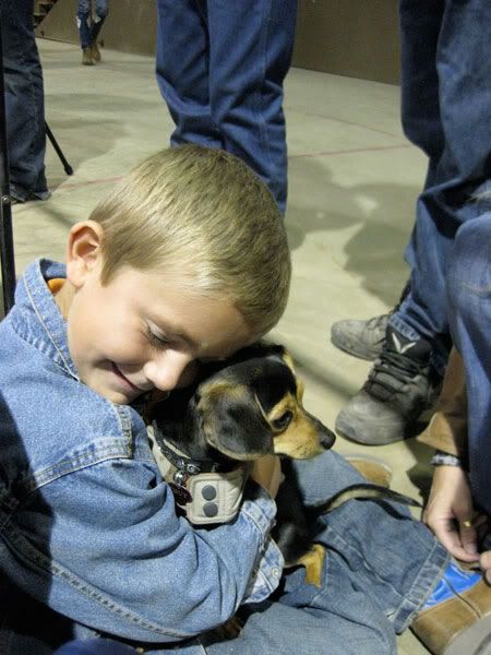 Even little boys love Chuy as seen here at the SBF