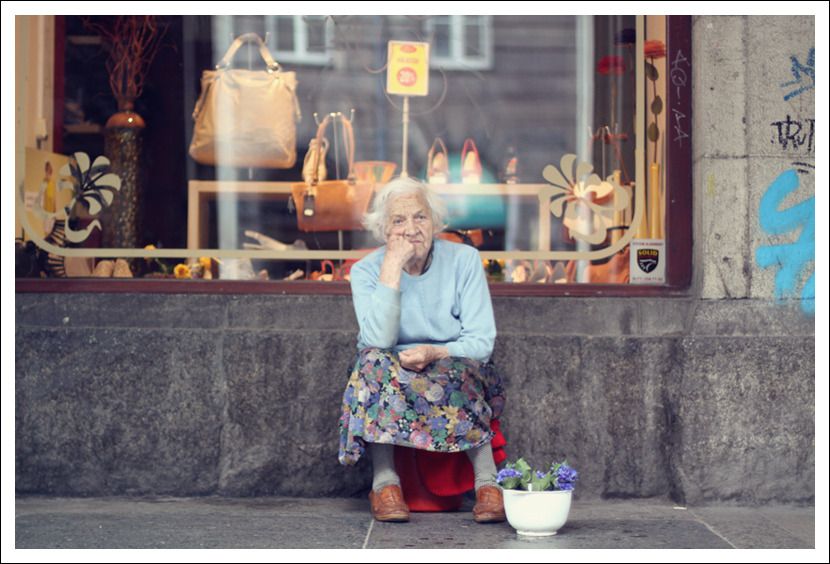 babcia kwiat