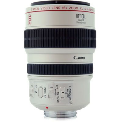 Canon Broadcast Lens on Camera Comes With Padded Carrying Case Canon Video Lens 16x Zoom Xl5 5