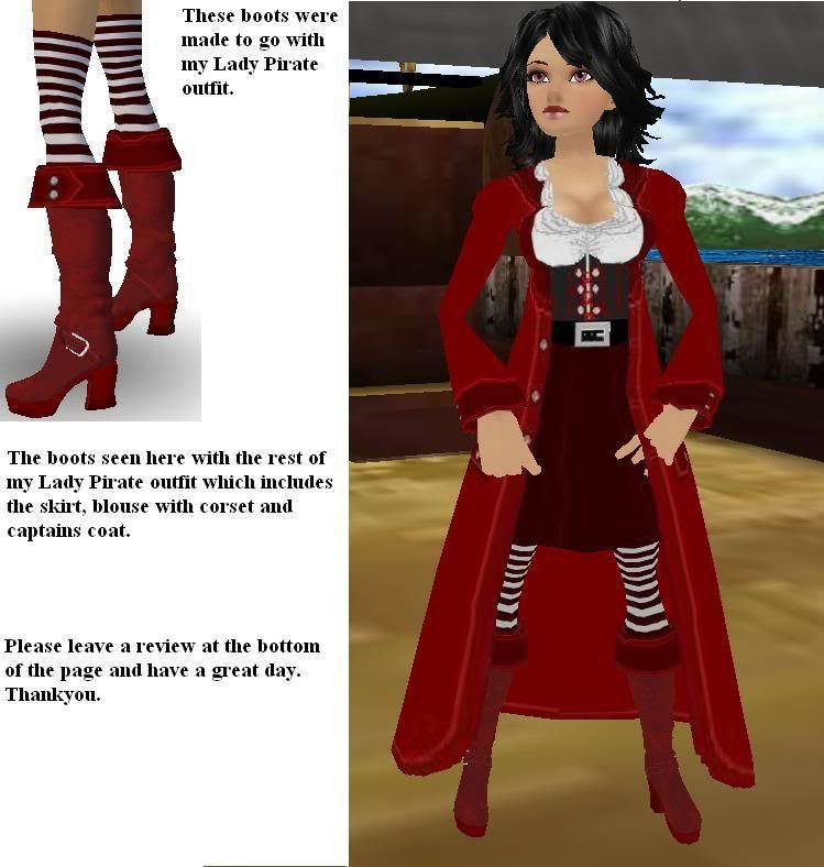 Lady Pirate boots