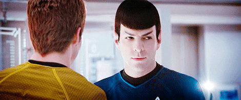 Kirk and Spock