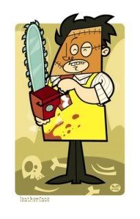 cartoon leatherface Pictures, Images and Photos