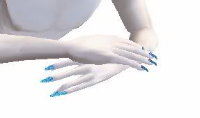 Blue 2 Male nails
