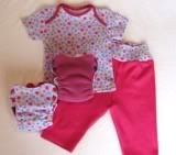 &#9829;Pretty in Pink&#9829;  Newborn Fitted Diaper, Windpro AI2, Lap Tee, and Yoga Pant