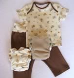 &#9829;My First Teddy&#9829;  Newborn Fitted Diaper, Windpro AI2, Lap Tee, and Yoga Pant