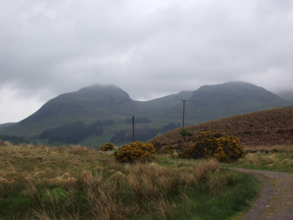 Views over Campsie Fells and Dumgoyach