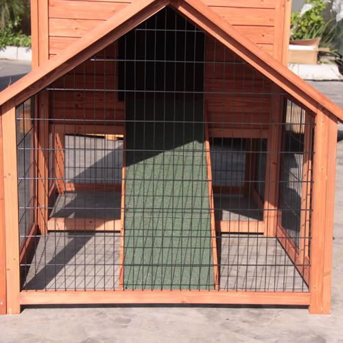 Chicken Coop With Mesh Floor Chook House Rabbit Guinea PIG Cage Hutch 