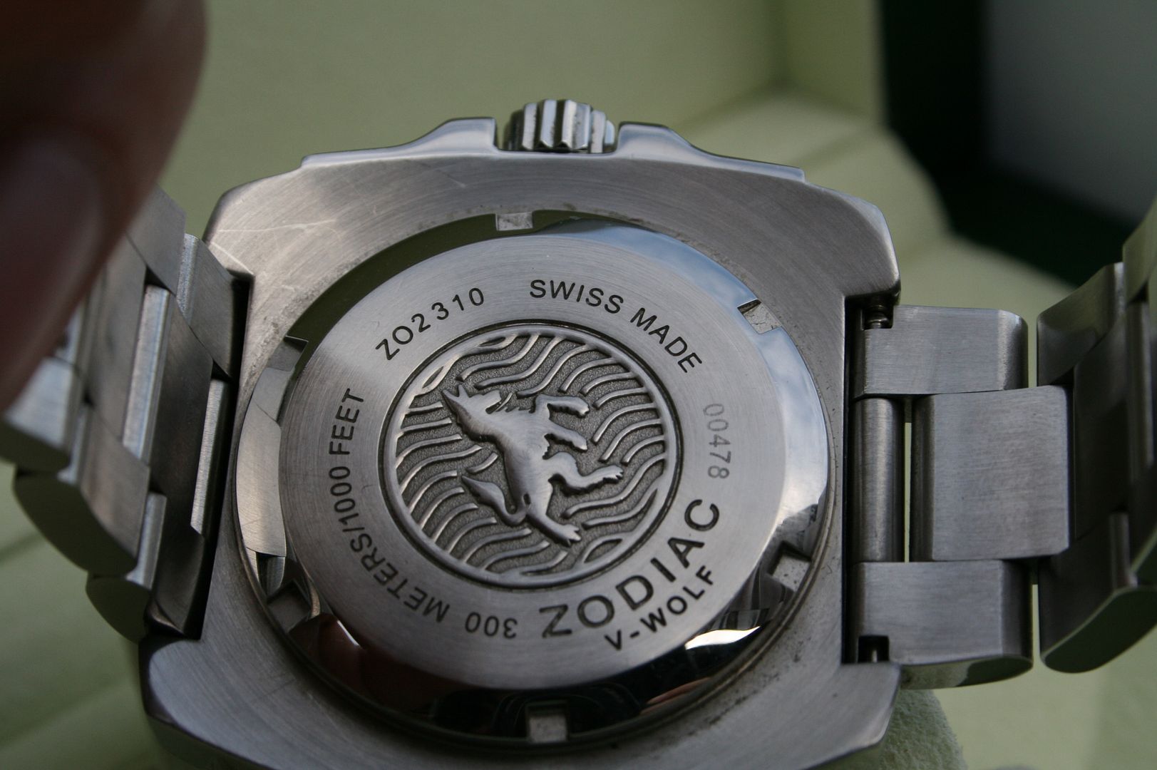 FS ZODIAC V Wolf Diver s 300m Mens Quartz Watch Ref. ZO2310 RARE