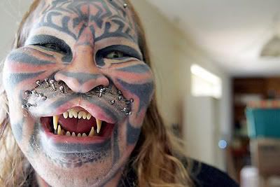 Tattoos  Piercings on Piercings Tattoos And Teeth Cat Lad Jpg Picture By Jesterreject