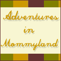 Adventures in Mommyland button