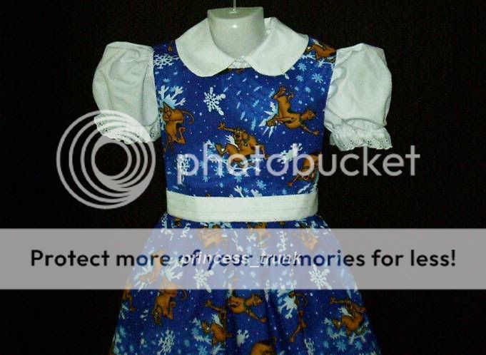 princess_trunk Licensed Scooby Doo w/SnowFlakes Dress  