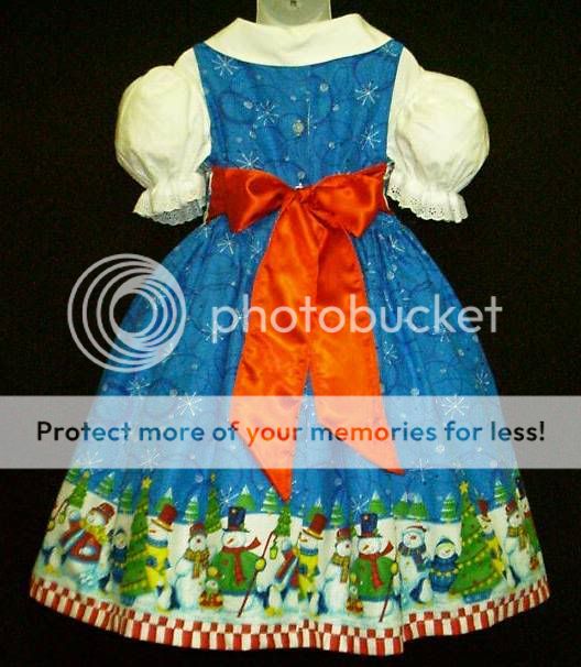 princess_trunk Daisy Kingdom Frosty The Snowman Christmas Border Dress 