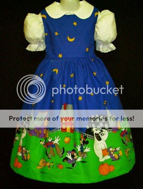 princess_trunk Disney Minnie/Mickey/Goofy Halloween Border Dress 