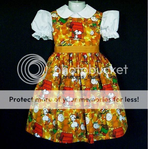 princess_trunk Peanuts Snoopy/Woodstock Fall Dress  