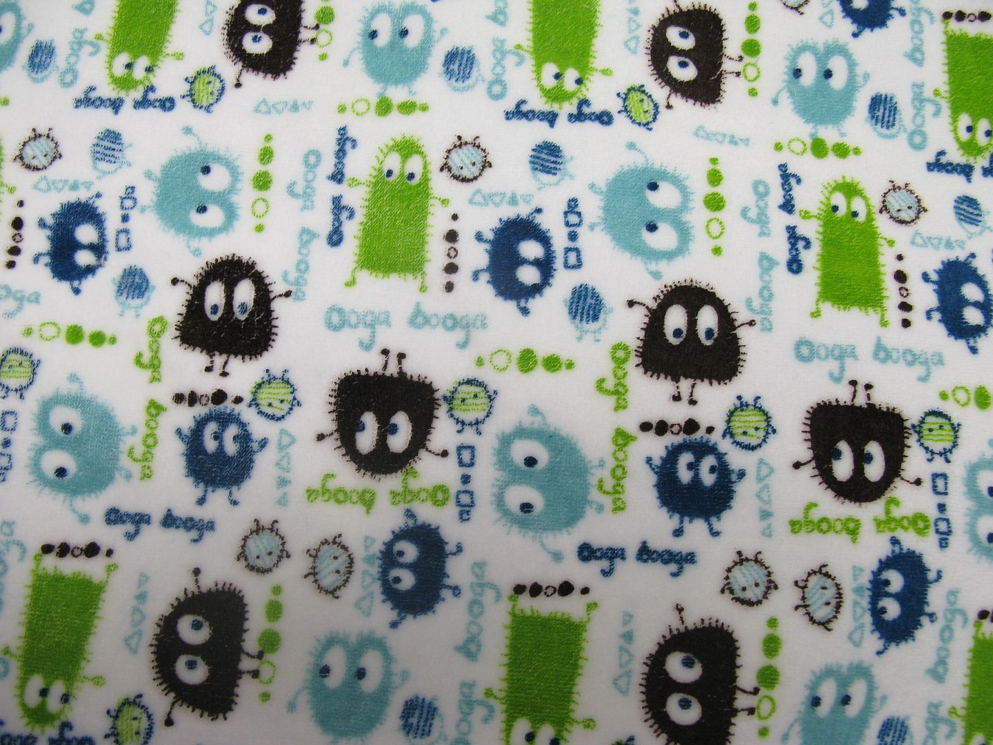 2yd x 60" Turquoise Ooga Booga - Cotton VELOUR fabric 2yd x 60" Turquoise Ooga Booga - Cotton VELOUR fabric