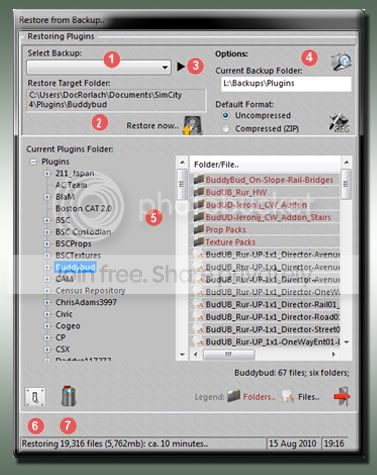Restore Panel