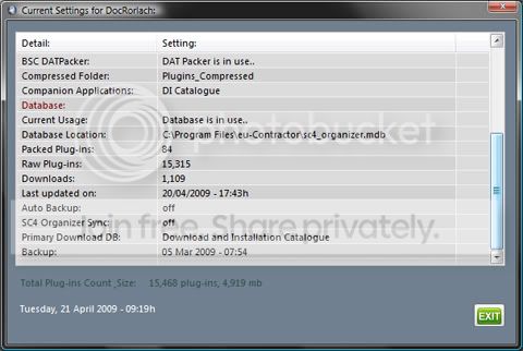 View Settings Panel