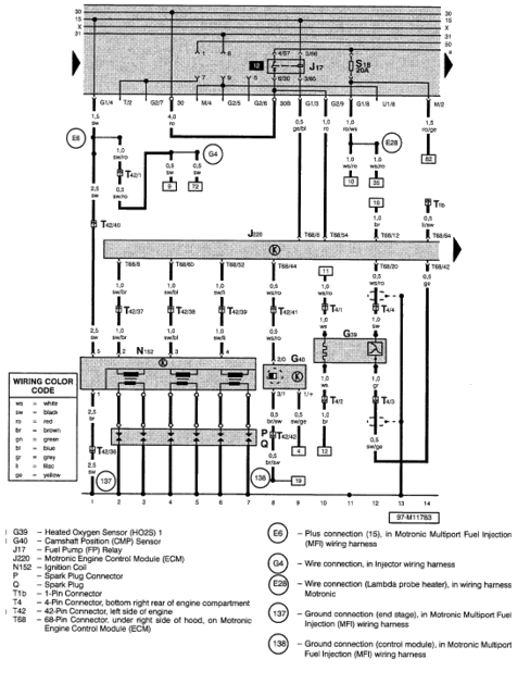 Request: screen capture/scan from Bentley - ECU pin assignments | VW ...