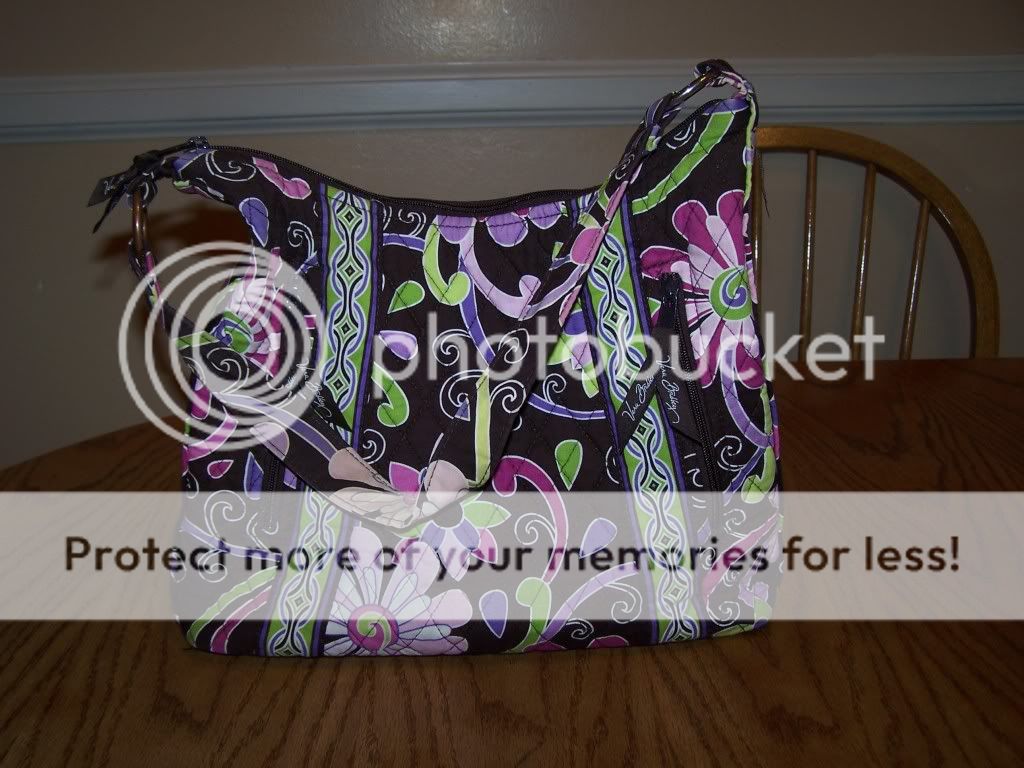 Vera Bradley Lisa B Purse Purple Punch Handbag  