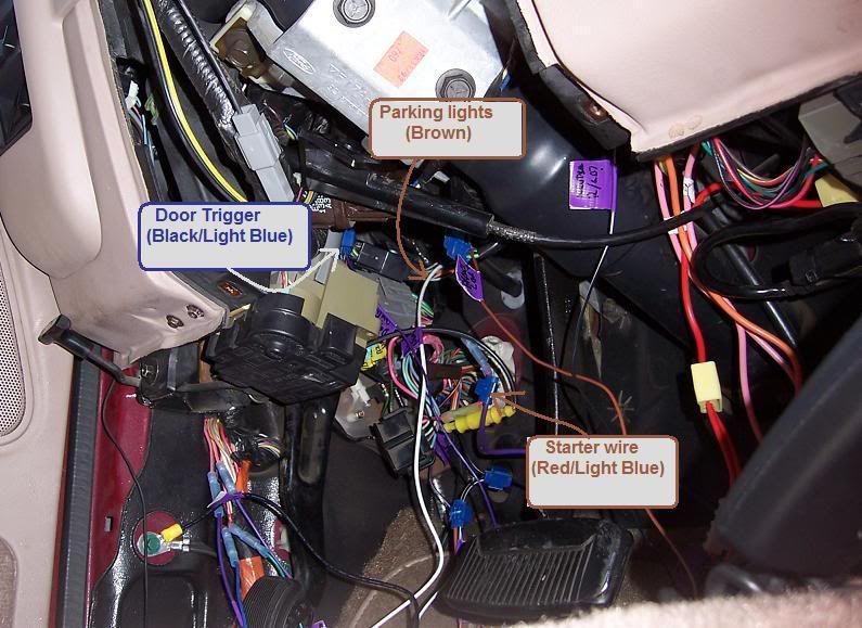 DIY How to install a Remote Start Alarm Keyless entry ... where is pats module located 2000 explorer 