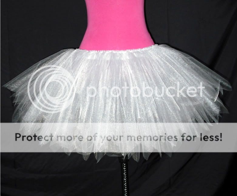 SPARKLY SILVER PIXIE TUTU SKIRT lds 6  14 c in storeNWT  