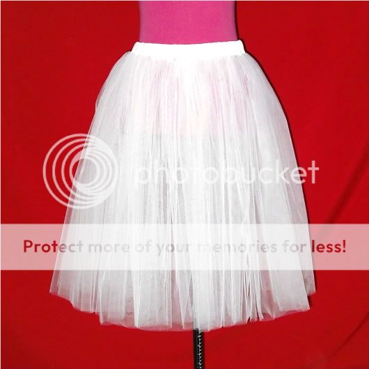 ROMANTIC DIVA TUTU White 26 osfm teen lds 10 14 NWT  